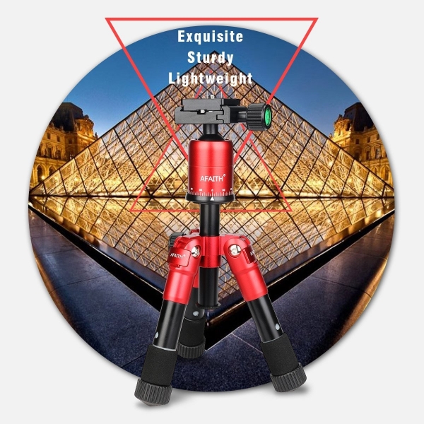 AFAITH Katlanabilir Tripod-Red