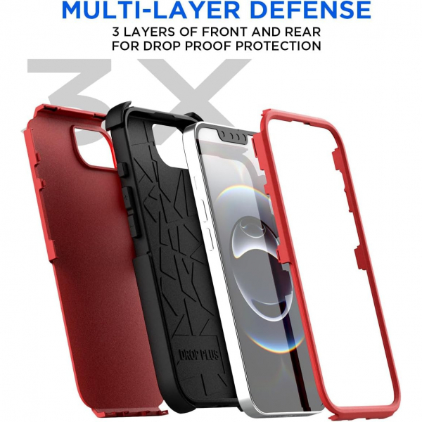 AICase Apple iPhone 16e MagSafe Uyumlu Klf -Red