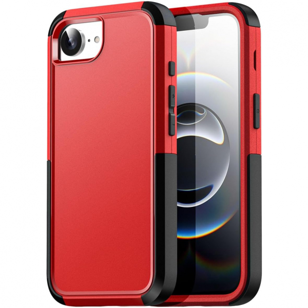 AICase Apple iPhone 16e MagSafe Uyumlu Klf -Red