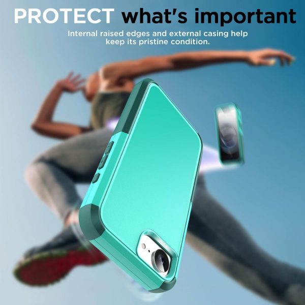 AICase Apple iPhone 16e MagSafe Uyumlu Klf -Water Blue