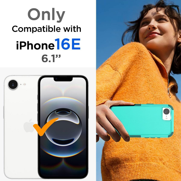 AICase Apple iPhone 16e MagSafe Uyumlu Klf -Water Blue