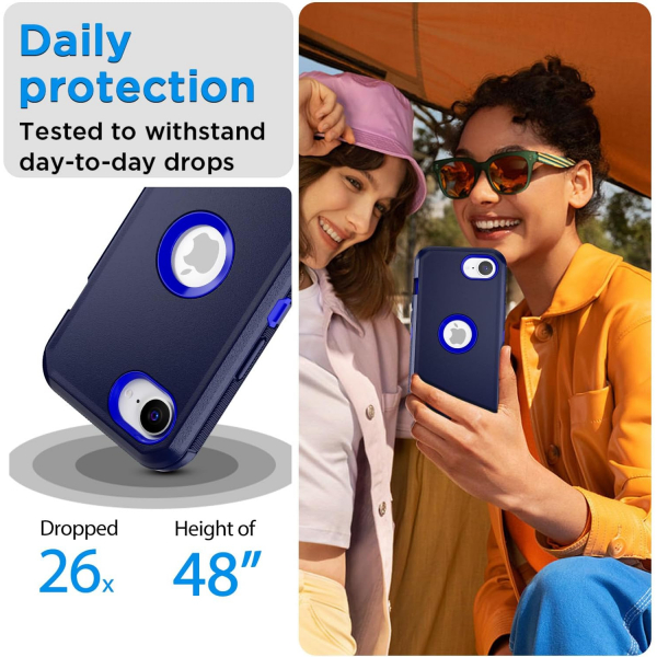AICase Apple iPhone 16e MagSafe Uyumlu Klf -Maritime Blue