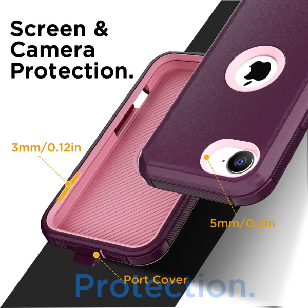 AICase Apple iPhone 16e MagSafe Uyumlu Klf -Night Purple