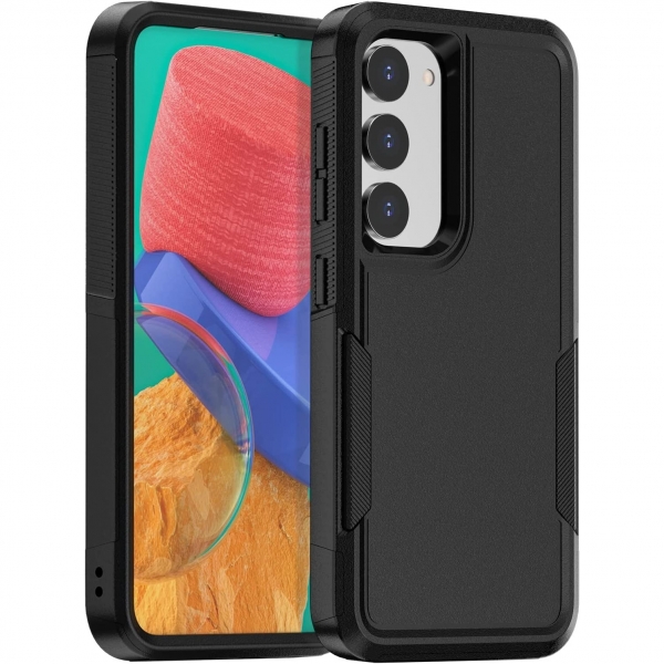 AICase Galaxy S23 Plus Klf (MIL-STD-810G)-Black Heavy Buty