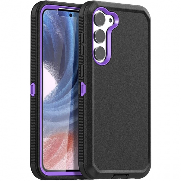 AICase Galaxy S23 Plus Klf (MIL-STD-810G)-Black Purple