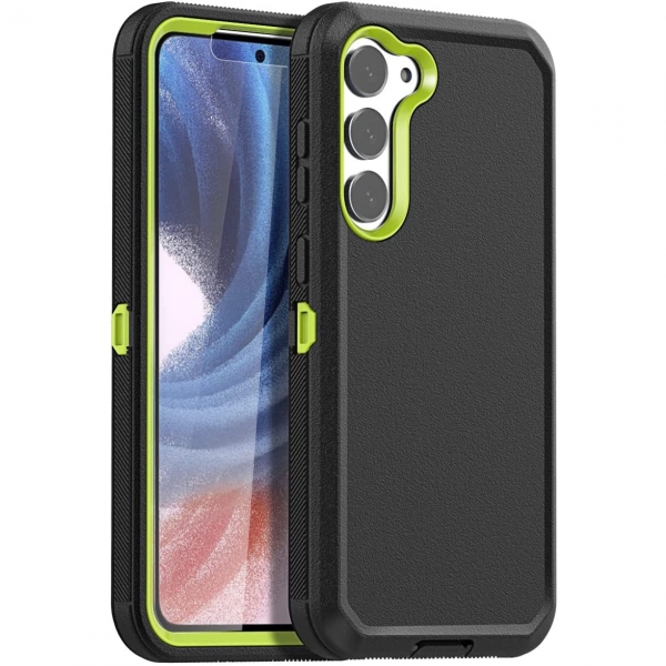 AICase Galaxy S23 Plus Klf (MIL-STD-810G)-Black Yellow