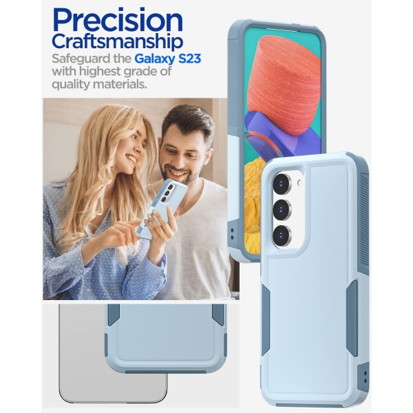 AICase Galaxy S23 Plus Klf (MIL-STD-810G)-Blue