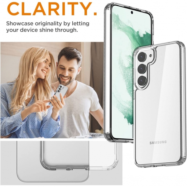AICase Galaxy S23 Plus Klf (MIL-STD-810G)-Clear