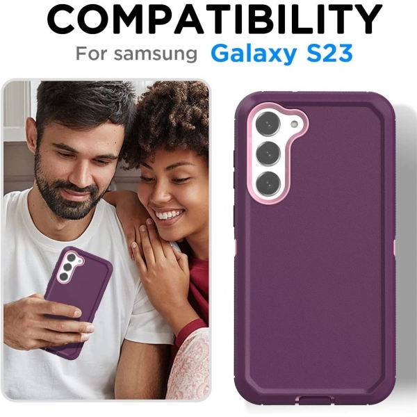 AICase Galaxy S23 Plus Klf (MIL-STD-810G)-Night Purple
