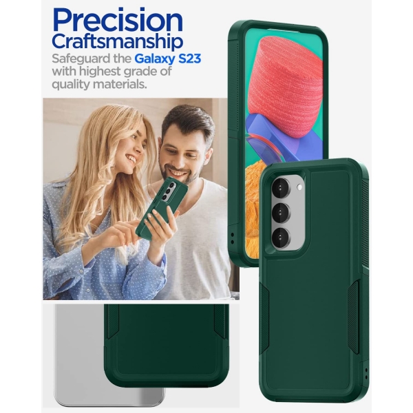 AICase Galaxy S23 Plus Klf (MIL-STD-810G)-Olive Green