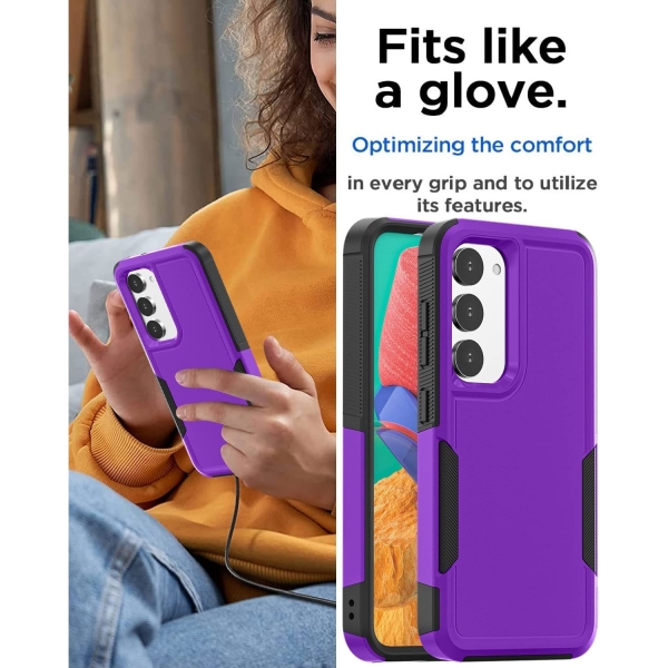 AICase Galaxy S23 Plus Klf (MIL-STD-810G)-Purple
