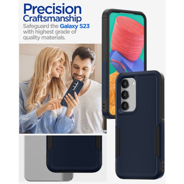 AICase Galaxy S23 Plus Klf (MIL-STD-810G)-Admiral Blue Case