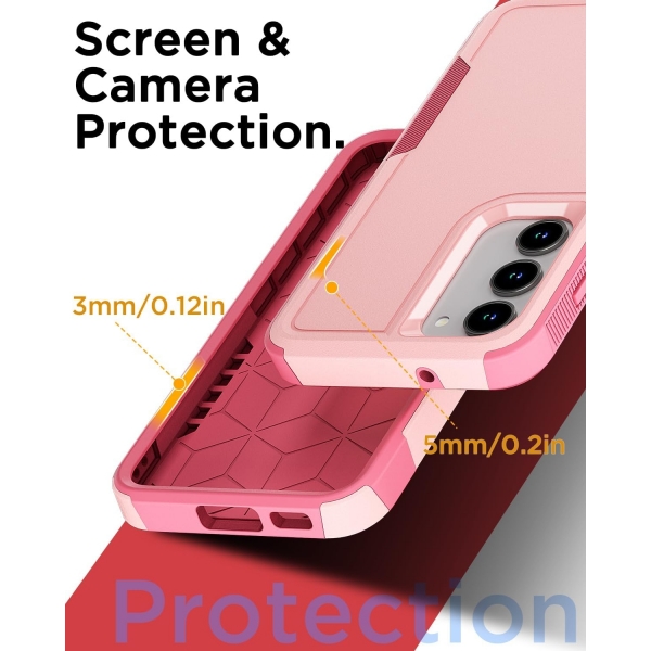 AICase Galaxy S24 Klf (MIL-STD-810G)-Pink