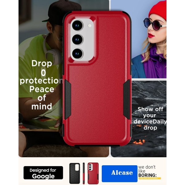 AICase Galaxy S24 Klf (MIL-STD-810G)-Red