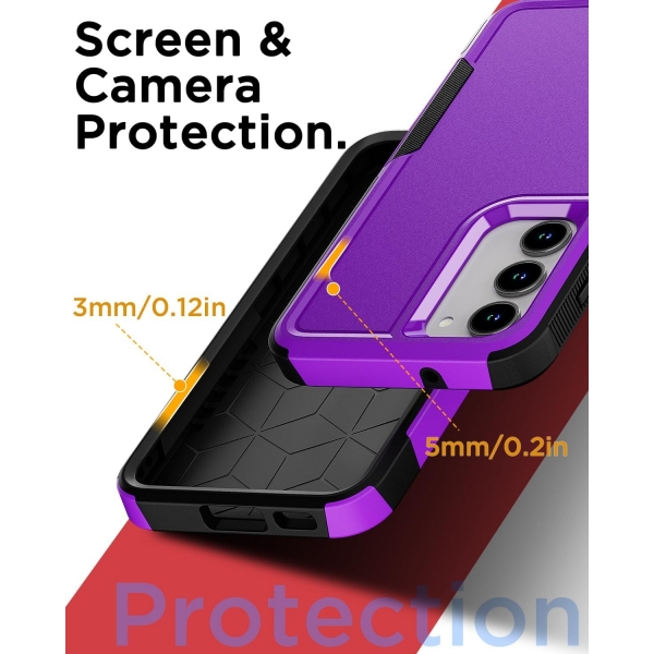 AICase Galaxy S24 Klf (MIL-STD-810G)-Purple