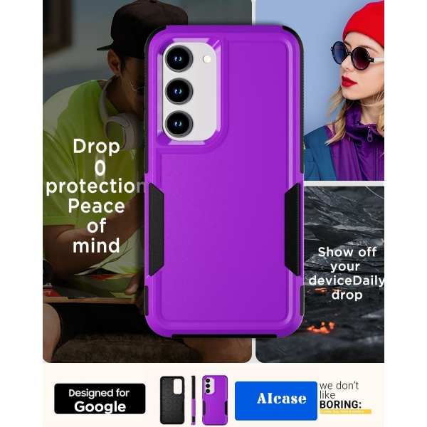 AICase Galaxy S24 Klf (MIL-STD-810G)-Purple