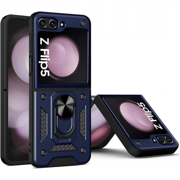 AICase Kickstandl Galaxy Z Flip 5 Klf-Blue