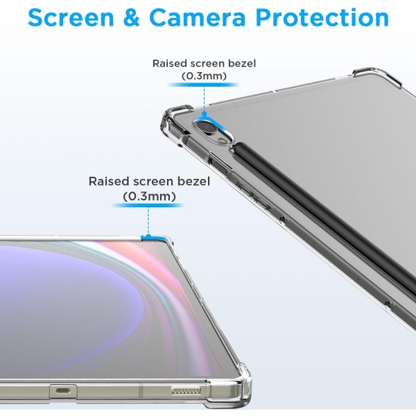 AICase Samsung Galaxy Tab S9 Koruyucu effaf Klf 