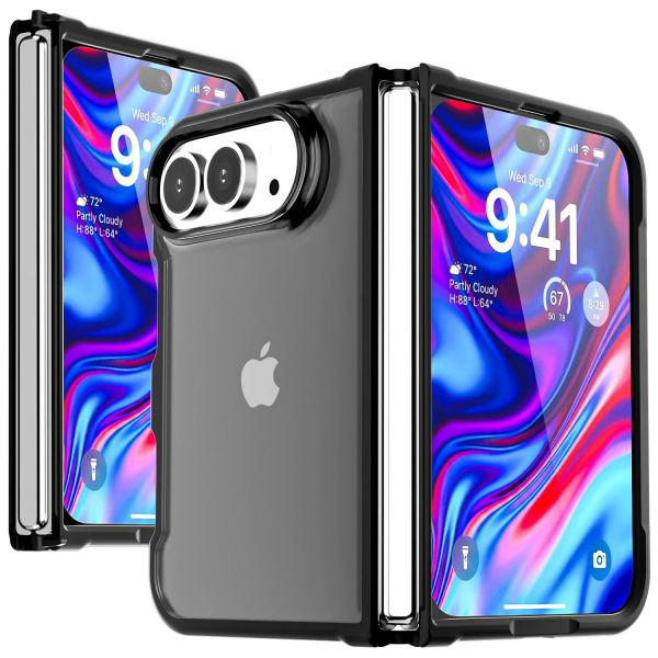 AICase iPhone Duo Katlanabilir �effaf K�l�f-Translucent Matte