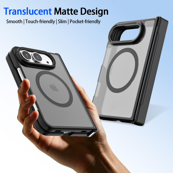 AICase iPhone Duo Korumal� K�l�f -Translucent Hinge Magsafe
