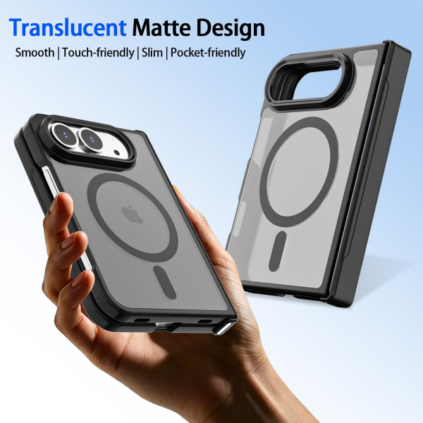 AICase iPhone Duo Korumal� K�l�f -Translucent Hinge Magsafe