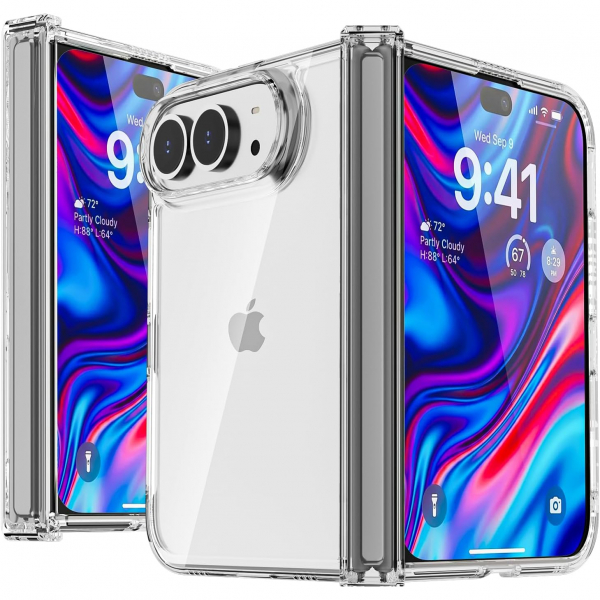 AICase iPhone Duo Korumal� K�l�f -Clear With Hinge