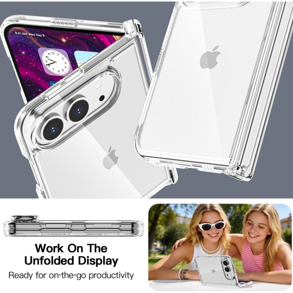 AICase iPhone Duo Korumal� K�l�f -Clear With Hinge