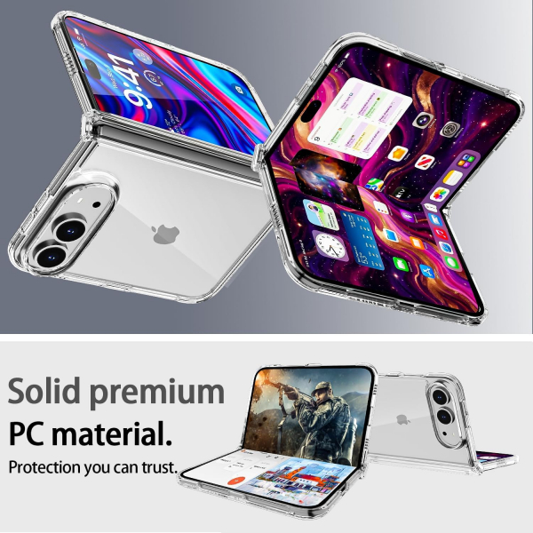 AICase iPhone Duo Korumal� K�l�f -Clear With Hinge