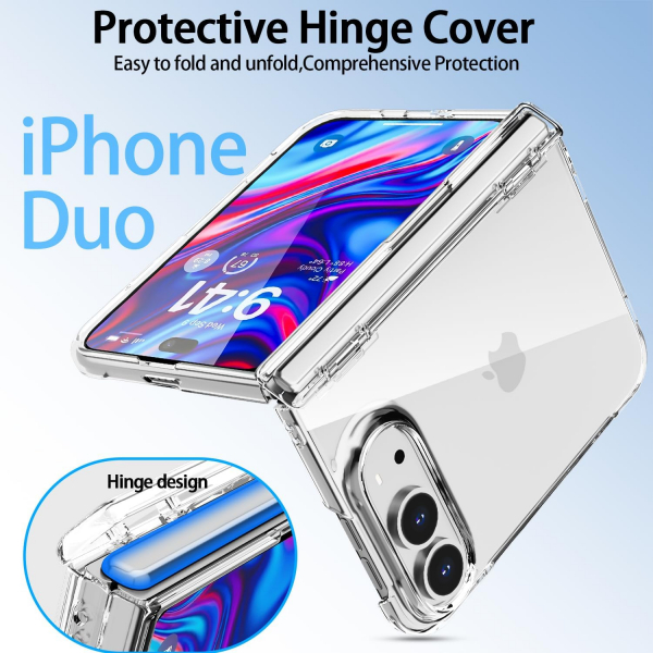 AICase iPhone Duo Korumal� K�l�f -Clear Hinge Protection