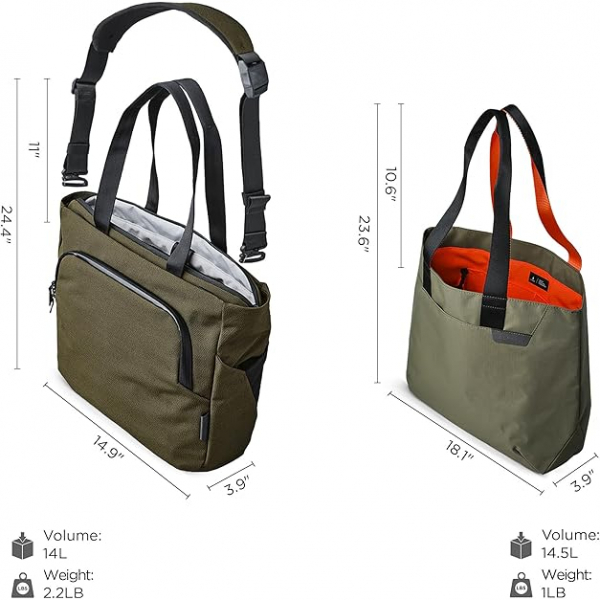 ALPAKA Bravo Tote Laptop antas(16 in)-Army Green 