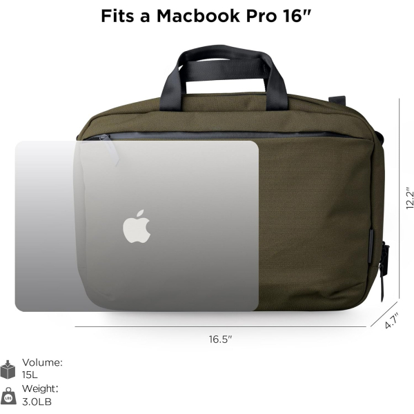 ALPAKA ok Ynl Laptop antas(16 in)-Army Green 