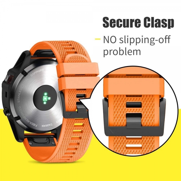 ANCOOL Garmin Fenix 5 Kay (22mm)-Orange