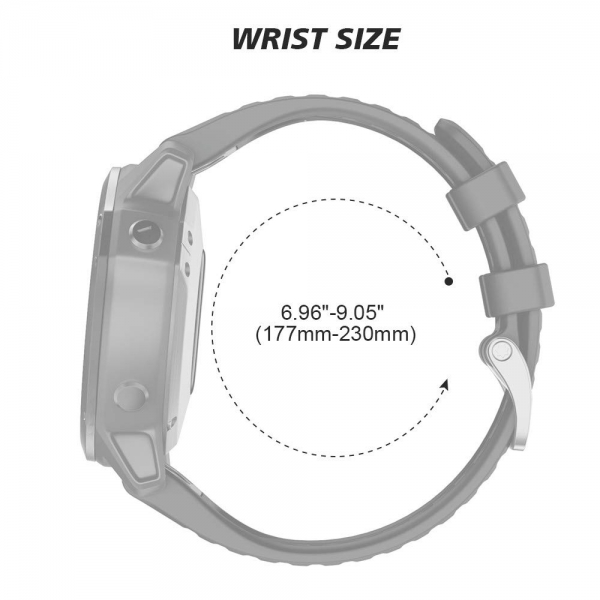 ANCOOL Garmin Fenix 6 Silikon Kay-Yellow