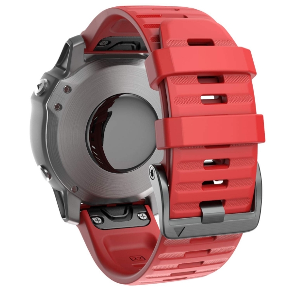 ANCOOL Garmin Fenix 6 Silikon Kay-Red