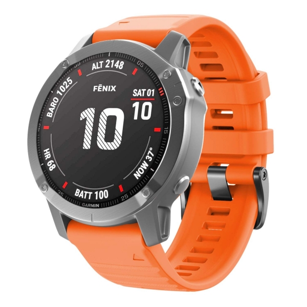 ANCOOL Garmin Fenix 6 Silikon Kay-Orange