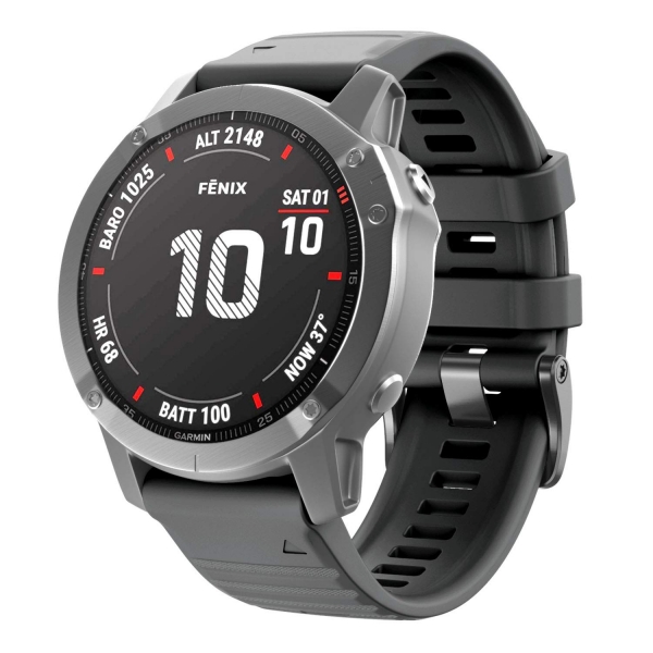 ANCOOL Garmin Fenix 6 Silikon Kay-Black