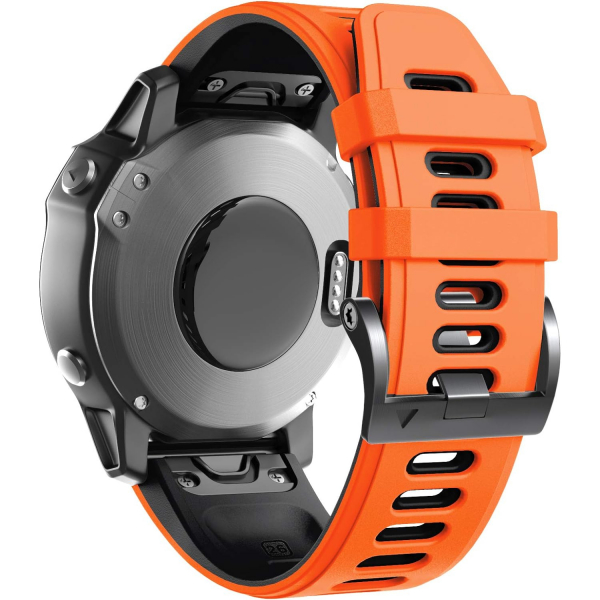 ANCOOL Garmin Fenix 7X/6X Pro/5X Plus Kay -Orange Black