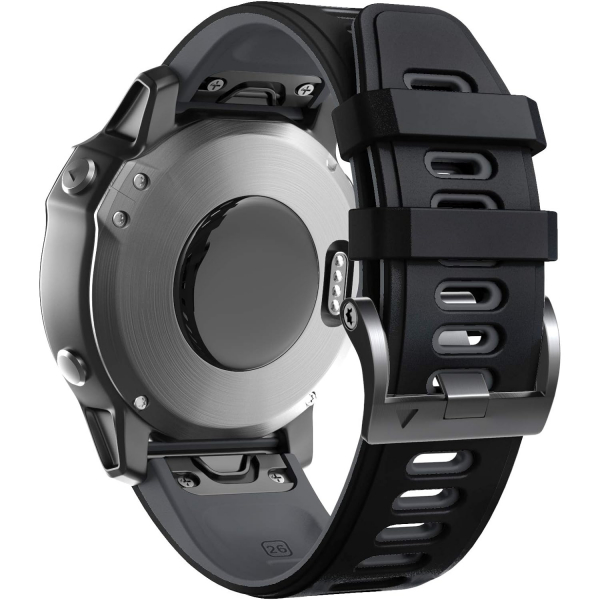 ANCOOL Garmin Fenix 7X/6X Pro/5X Plus Kay -Black Grey