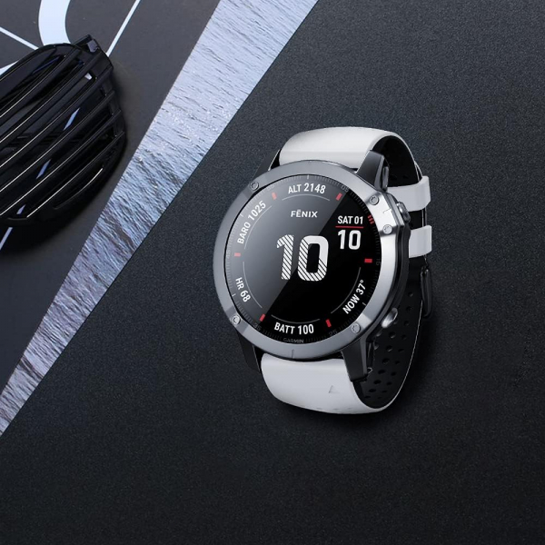 ANCOOL Garmin Fenix 7X/6X/5X Kay -White