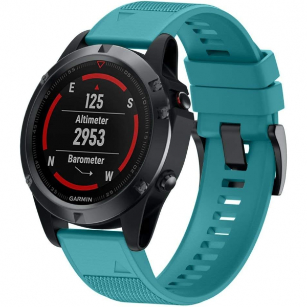 ANCOOL Silikon Garmin Fenix 7/6/5 Kay -Rock Blue