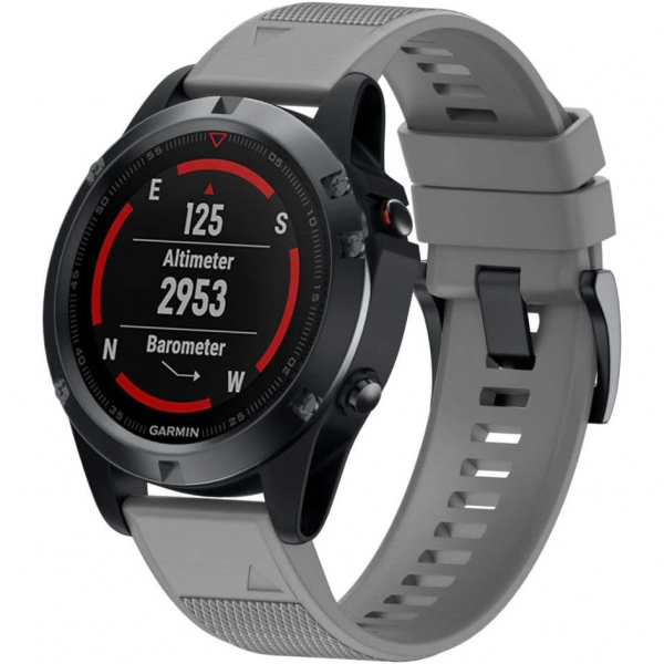 ANCOOL Silikon Garmin Fenix 7/6/5 Kay -Grey