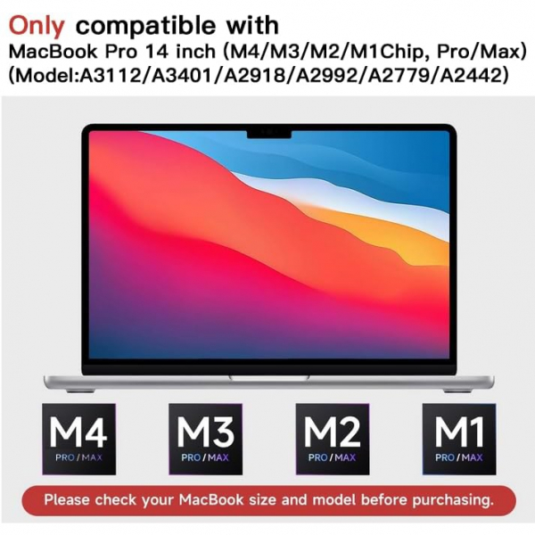 ANTOGOO V MacBook Pro Ekran Koruyucu (14 in)