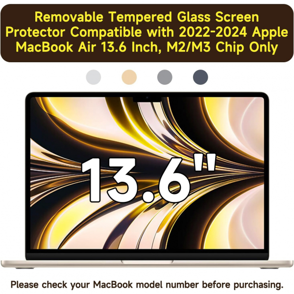 ANTOGOO V MacBook Air Ekran Koruyucu (13.6 in)