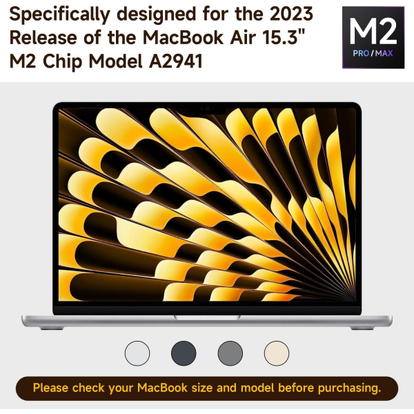 ANTOGOO V MacBook Air M2/M3 Ekran Koruyucu (15 in)