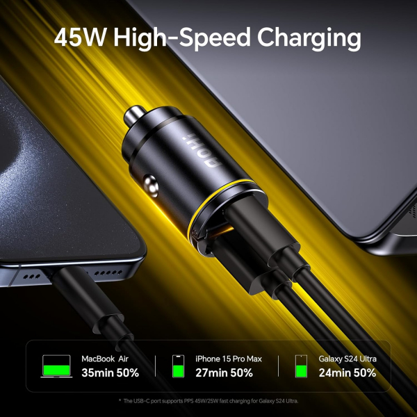 AOHI USB C 2 Portlu Ara arj Cihaz