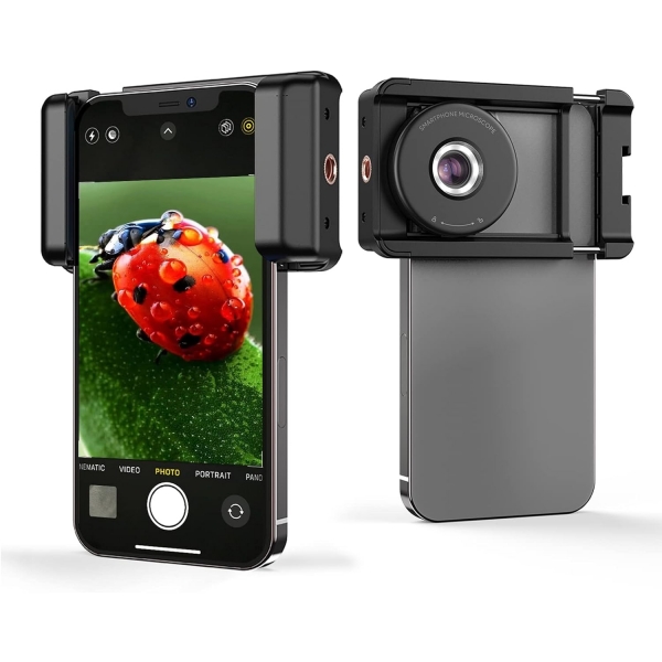 APEXEL Android ve iPhone Telefon Makro Lens