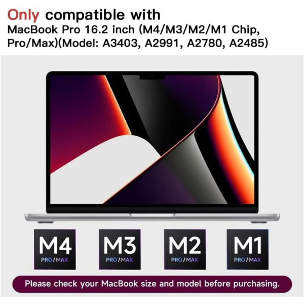 ANTOGOO V MacBook Pro M4 Ekran Koruyucu (16 in)