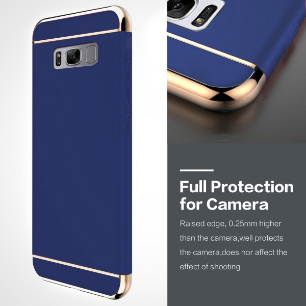 ATOOZ Galaxy S8 Plus Ultra nce Full Body Klf-Navy Blue