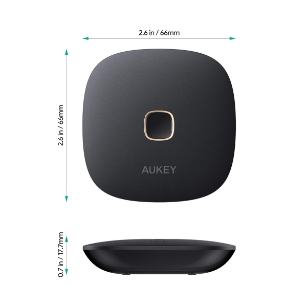 AUKEY Bluetooth 5 Kablosuz Verici Alc Ses Adaptr