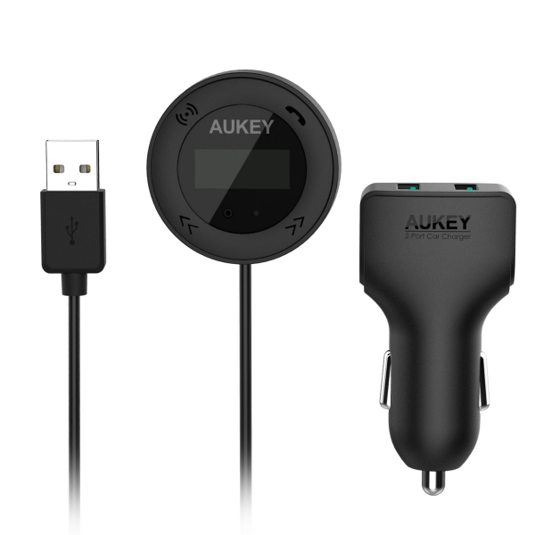 AUKEY Bluetooth Kablosuz FM Balants / ki Girili Ara arj